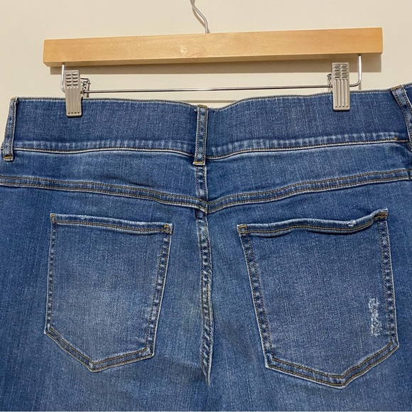 Spanx Dark Wash Cropped Pull-On Jeans 2X - Picture 7 of 8